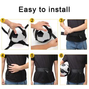 Accesorio de fútbol ajustable para manos libres, equipo de entrenamiento de fútbol, cinturón de entrenamiento, Ayuda de entrenamiento individual - Product Image 4
