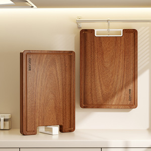 HeDou C Solid Wood Cutting Board 36x24cm Ebony Rectangle Kitchen Chopping Block Antibacterial Durable - Product Image 4