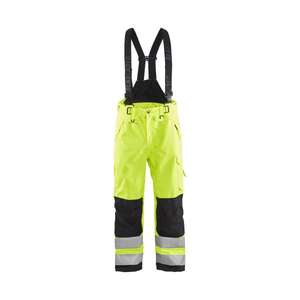 BLAKLADER - 186719773399C60 Pantalones de concha de alta visibilidad Amarillo/Negro-EAN 7330509691984 ROPA DE TRABAJO DE LA HI-VIS - Product Image 1