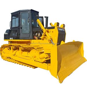 Mini-bulldozer Shantui SD13 d'occasion, 13 tonnes, année 2021, excellent état, testé et inspecté, salle d'exposition Hefei, prix avantageux, en stock - Product Image 1