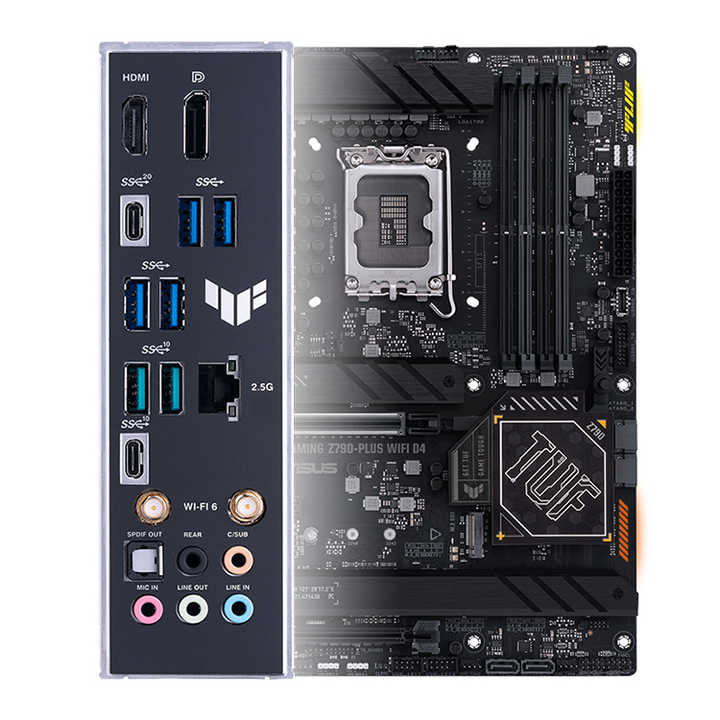 ASUS TUF GAMING Z790-PLUS WIFI D4-Motherboard Unterstützt 