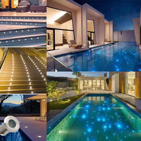 Lampu Led 45mm 12v untuk rumah, lampu sorot Ip65 reflektor untuk teras, lampu luar ruangan permanen untuk rumah