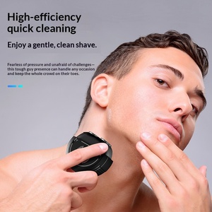 Afeitadora eléctrica de doble cabezal de primera calidad, afeitadora de barba para hombre, resistente al agua, portátil y recargable, para el cuidado diario. - Product Image 2