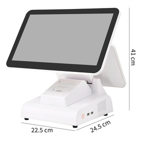 Màn hình cảm ứng màn hình kép All-in-One máy POS với Windows/Android/Linux OS Intel i3 Bộ vi xử lý 16GB <span class=keywords><strong>ram</strong></span>-bán buôn - Product Image 5