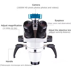 공장 판매 치과 단위 외과 실습 현미경 쌍안 스테레오 확대 치과 실험실 치과 수술 현미경 - Product Image 2