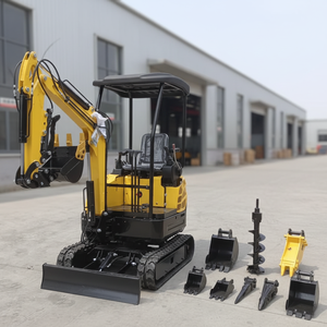 Venta Directa de Fábrica, Mini Excavadora de 1.6 Toneladas con Certificación CE, Motor Diésel, Caja de Cambios, Bomba de Engranajes, Alta Eficiencia - Product Image 1