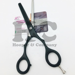 Tijeras profesionales Dientes individuales Tijeras de corte de pelo Salón Herramienta DE BELLEZA DE ACERO INOXIDABLE Acero inoxidable Logotipo sostenible visón - Product Image 1