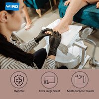 WIPEX Super Absorbant Séchage Cheveux Massage Yoga Camping Trips Multipurpose Jetable Manucure Pédicure Serviettes pour Salon