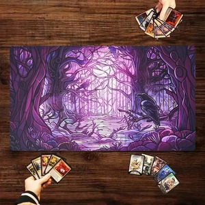 <span class=keywords><strong>Tapis</strong></span> de souris Mysterious Artistic MTG the <span class=keywords><strong>Magic</strong></span> Gathering Game Pad Art antidérapant TCG Bottom & Stitched CCG Card Mat - Product Image 5