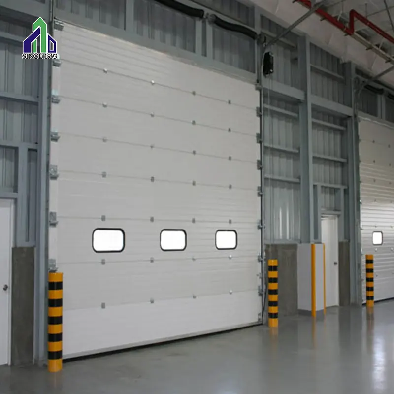 Industrial Overhead Sectional Garage Door Warehouse Insulated Sandwich Panel industrial vertical door sliding sectional gate