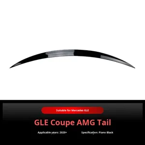 เหมาะสำหรับรถยนต์ Gle-Class Coupe C167 Gle350 50 53 63 Amg ปี 2020 ขึ้นไป ชุดแต่งสปอยเลอร์หลัง GLE-Class Coupe C167 GLE350 450 GLE53 Sin - Product Image 6