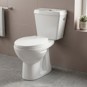 Inodoro de Cerámica de Dos Piezas con Sifón de Diseño Moderno y Doble Descarga, Conjunto de Inodoro WC de Acoplamiento Cercano en Oferta - Product Image 3