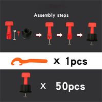 Système de nivellement de carrelage réutilisable, clips de niveau de carrelage,