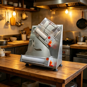 Macchina Industriale per Pressare l'Impasto della Pizza per Ristoranti e Panifici, Attrezzatura Rapida per Formare la Crosta della Pizza da 7-12 Pollici - Product Image 4
