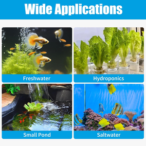Bomba de Filtro de <span class=keywords><strong>Agua</strong></span> 3 en 1 para Acuario, Circulador de <span class=keywords><strong>Agua</strong></span> Sumergible Ultra Silencioso para Peceras de 5 a 60 Galones - Product Image 6