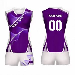 Maillot de volley-ball personnalisé imprimé, grande taille, vêtements de sport respirants 100% polyester, vêtements de sport, débardeur de fitness, gym - Product Image 3