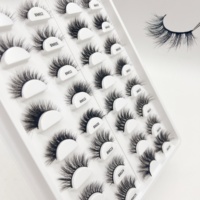 Fournisseur de cils en vison 3D classiques et volumineux, cils en vison 5D réels, bande complète de cils en vison, vente en gros