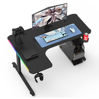 Escritorio de Juegos de ordenador de diseño moderno mesa de juego de esquina RGB