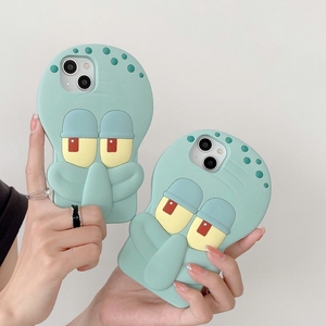 Oksilicone nhà máy trực tiếp phổ 3D vui Dog Silicone trường hợp điện thoại - Product Image 1