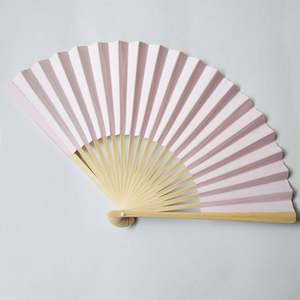 Éventail pliant en plastique personnalisé de haute qualité avec logo imprimé, écologique, en gros, articles promotionnels en papier et tissu - Product Image 5