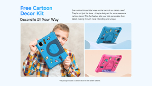 Ulefone Tab A9 Pro Kids Educational <b>Tablet</b> 8.68" 90Hz <b>4G</b> 4+128GB 12MP Camera Eye-Care Android 15 Pink/Blue <b>Tablet</b> for Children - Product Image 6