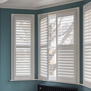 Tùy chỉnh thực hiện rắn gỗ màn trập trồng màn trập Rèm Basswood cửa sổ cửa chớp nội thất - Product Image 5