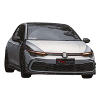 TADK Style fibre de carbone sèche lèvre avant côté jupe aileron arrière diffuseur arrière garde-boue pour Volkswagen Golf 8 GTI 2021-2023