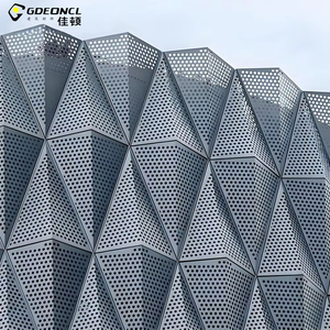 Hiện Đại Hợp Kim Nhôm Mặt Tiền Tường Bảng Điều Chỉnh Laser Cắt 3D Thiết Kế Chống Cháy Chống Ăn Mòn Kiến Trúc Trang Trí Cho Trung Tâm Biệt Thự - Product Image 4