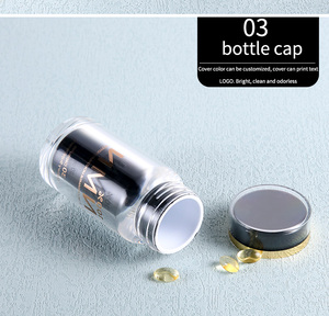LAGER Doppel flaschen Langer leerer Kunststoff Medizin behälter Vitamin Kapsel halter Schraub verschluss Pille Verpackungs siegel Anpassbares Logo - Product Image 6