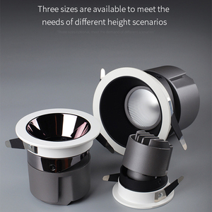 Hiện Đại New Led Downlight Khung Nhúng Die-Cast Nhôm Chiếu Sáng Trong Nhà Lịch Thi Đấu Chống Chói Hidden Downlight - Product Image 3