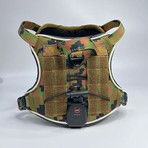 Tactical Dog <b>Harness</b> Camouflage Oxford Cloth Medium Large Dogs Chest Strap <b>Pet</b> Gear - Product Image 2