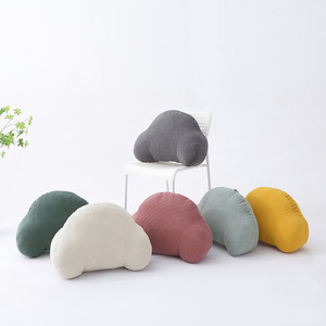 Nouvel Arrivage 2026 – <span class=keywords><strong>Coussin</strong></span> <span class=keywords><strong>de</strong></span> Soutien Lombaire Multifonctionnel en Velours Côtelé Tressé en Forme <span class=keywords><strong>de</strong></span> Nuage pour le <span class=keywords><strong>Dos</strong></span>, Idéal pour le Bureau, la Maison et le Canapé - Product Image 1