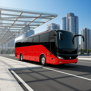 รถบัสเท็นหลง 50 ที่นั่ง เครื่องยนต์ดีเซล ยาว 12 เมตร รถทัวร์ รถรับส่งสนามบิน รถโดยสารระหว่างเมือง - Product Image 1