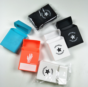 Étuis à cigarettes en caoutchouc de silicone personnalisés pour emballage de support de boîte à manchon mince <span class=keywords><strong>petit</strong></span> portable étanche drôle - Product Image 5