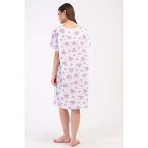 KADIN SUPREM XXL KISA KOL KISA BOY MARAS GECELIK - ROSE CRISTAL - ROSE CRISTAL - Product Image 5