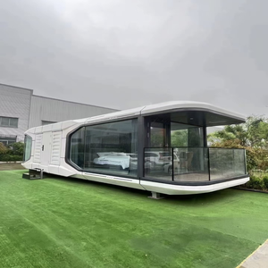 Chambre d'hôtel capsule mobile imperméable pour <span class=keywords><strong>camping</strong></span>, maison préfabriquée en conteneur pour usage en villa ou chambre à coucher - Product Image 3