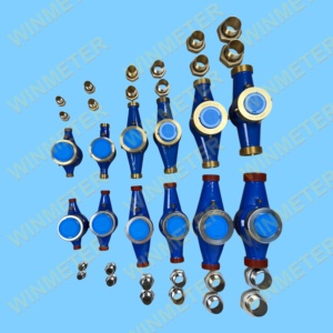 Compteur d'eau multi-jets DN25 en laiton R160 IP68 à réglage externe, vente en gros, certifié CE classe C, spécifications personnalisées - Product Image 2