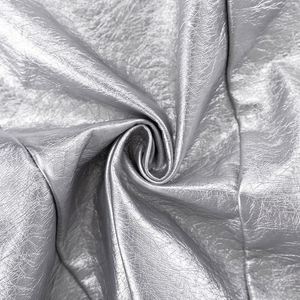 Dropshipping <span class=keywords><strong>ropa</strong></span> <span class=keywords><strong>futurista</strong></span> Y2K señoras espalda descubierta vestido de fiesta sin mangas Chic moda PU plata Sexy Mini Club vestidos - Product Image 6