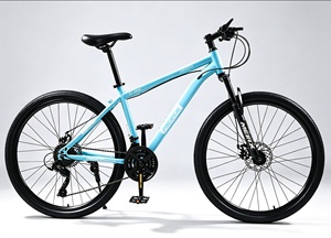 Sepeda Gunung 26 Inch Baja Karbon Warna Ungu dengan Rem Cakram Ganda, 21 24 27 30 Speed, Garpu Suspensi, dan Sadel Berlapis Busa untuk Dewasa - Product Image 4