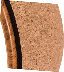 Yoga Wheel 33cm for Backbend Roller Yoga <b>Exerciser</b> Durable Natural Cork Anti-Slip for Spine Stretch Mobility Flexibility - Product Image 4