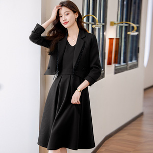 Women's Two Piece Suit Set Solid Color Polyester Anti-Wrinkle Casual Wear Spring Autumn Elegant Style - Product Image 4