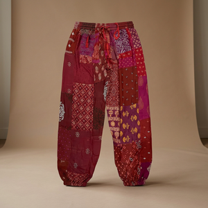 Casual Breathable <b>Elastic</b> Waist Ruffles Asymmetric Mid Waist Palazzo Pants for Women Summer Eco-Friendly - Product Image 2