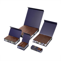Boîte-cadeau de chocolat personnalisable avec logo en relief doré Boîte d'emballage de chocolat 4/8/16/36 pièces