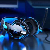 Casque de jeu sans fil avec microphone, stéréo basses profondes, circum-auriculaire, pour PC, ordinateur portable, PS4, Xbox