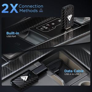 MSXTTLY Petit Dongle Auto Adaptateur Android Sans Fil pour 2017 Modèles de Voiture Compatible avec AndroidAuto et Filaire pour Carplay - Product Image 5