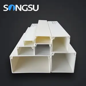Trunking Supplier New Style Durable Cable Protection Pvc Electric Wire Trunking