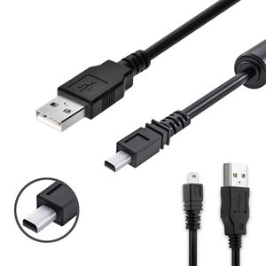 Đen USB 2.0 A Để 8Pin Mini B <span class=keywords><strong>Cable</strong></span> Với Ferrite 1M 1.5M UC-E6 Cáp Máy Ảnh Cho Nikon/Fuji/Sony/Olympus/Pentax/Samsung - Product Image 2