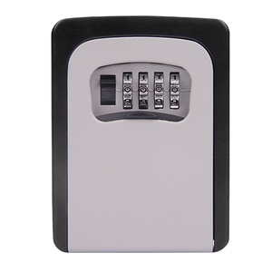KB-901lock box aluminum alloy and zinc alloy 4 numbers metal combination key box