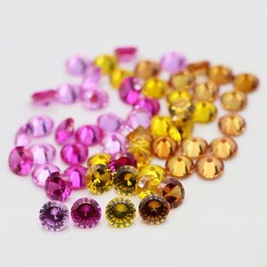 DS đồ trang sức đá quý chất lượng hàng đầu 2 # màu hồng 16 Trái Tim 16 mũi tên tổng hợp Rose <span class=keywords><strong>Ruby</strong></span> cho đồ trang sức mỹ - Product Image 6