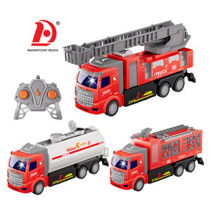 HUADA-<span class=keywords><strong>Camion</strong></span> <span class=keywords><strong>de</strong></span> <span class=keywords><strong>pompier</strong></span> télécommandé, jouet, jeu <span class=keywords><strong>de</strong></span> lutte contre l'incendie, 5 canaux, 1:48 - Product Image 1